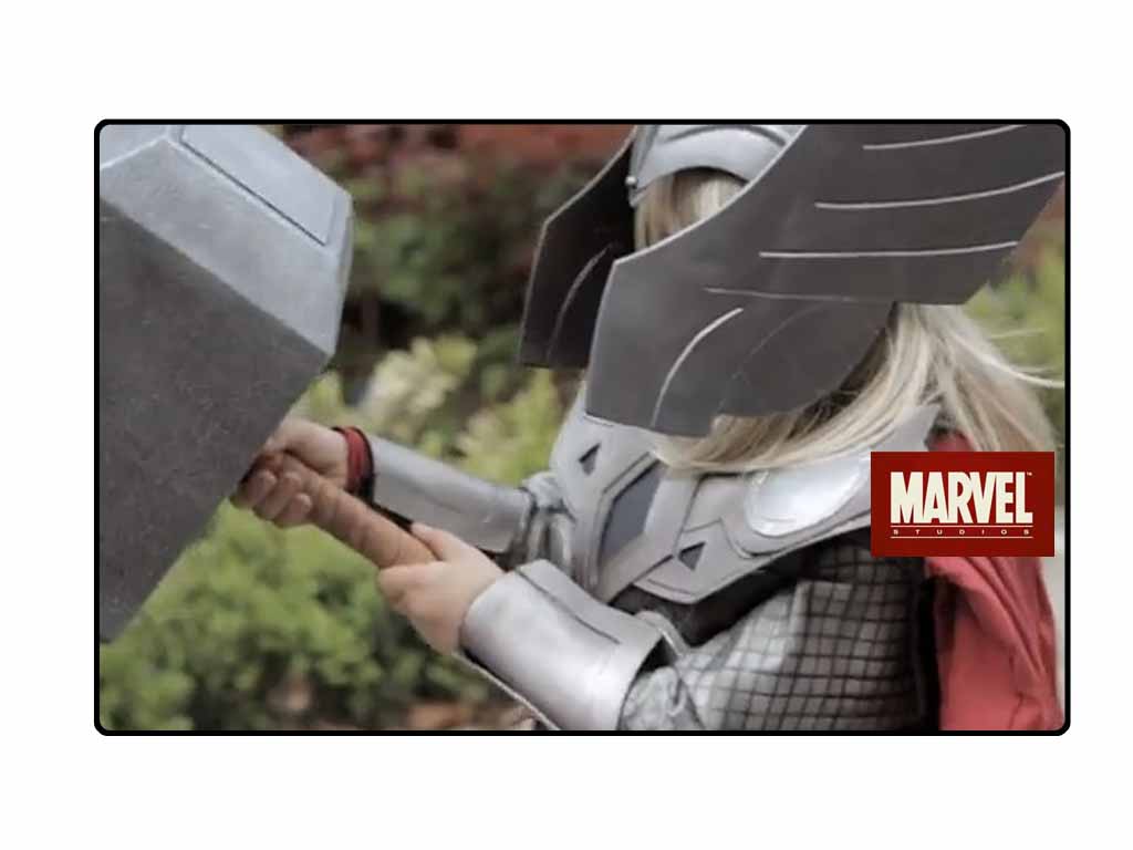 T.V. – Lightning Strikes as Marvel Entertainment spoofs Volkswagen Commercial with “Lil’ Thor”.