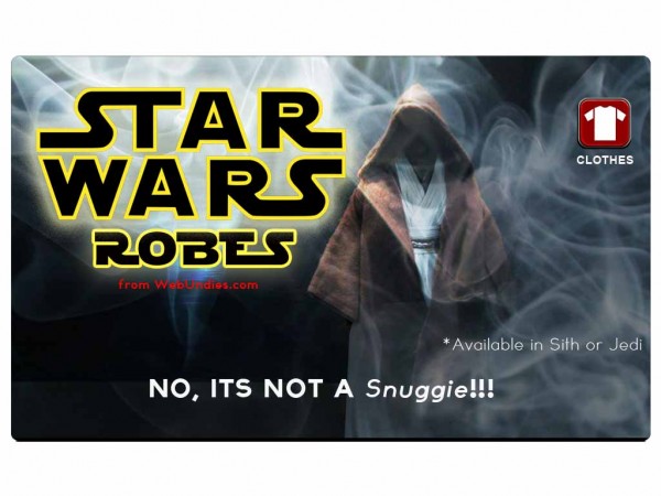 Star Wars Hooded Terry Velour Robe – Choose your side!
