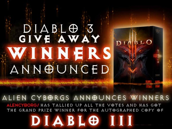 AlienCyborgs Announces Giveaway Winners