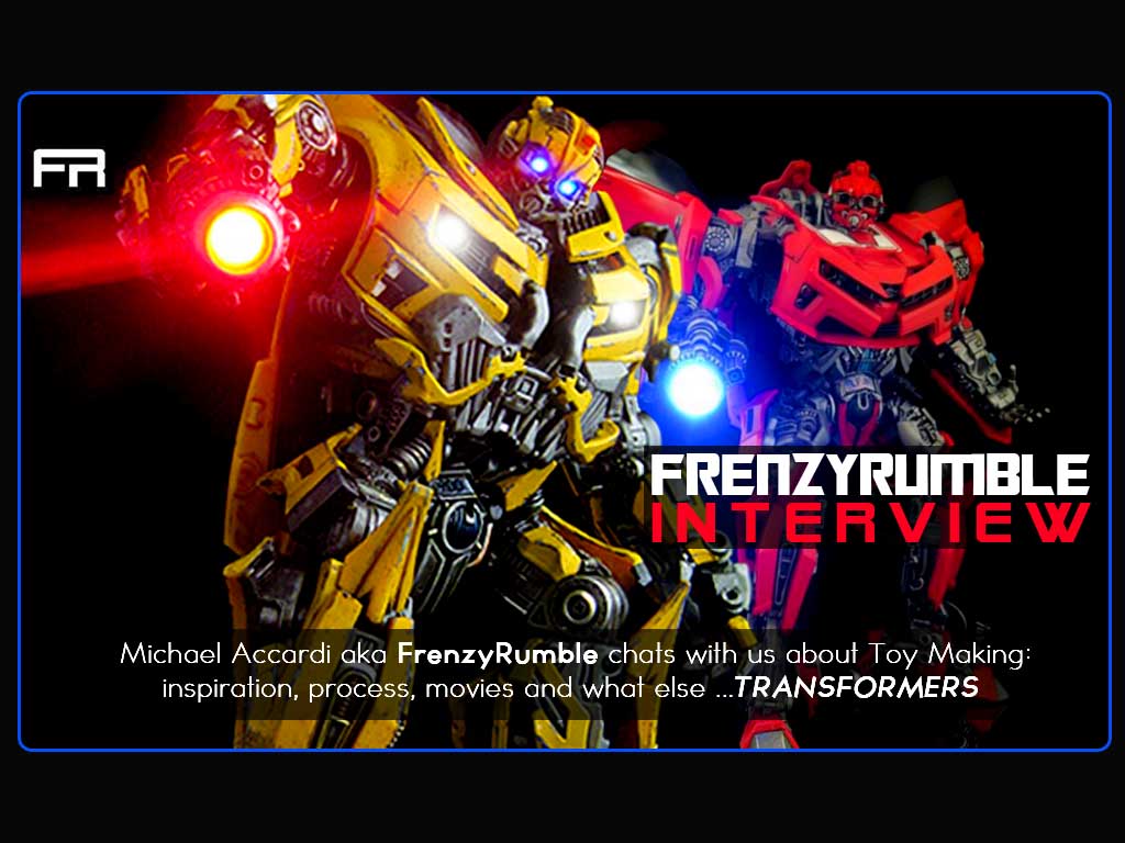 Interview: Custom Toy Maker “FrenzyRumble” talks toys!