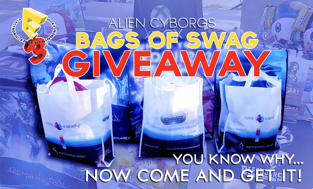 E3 2014 BAG OF SWAG GIVEAWAY